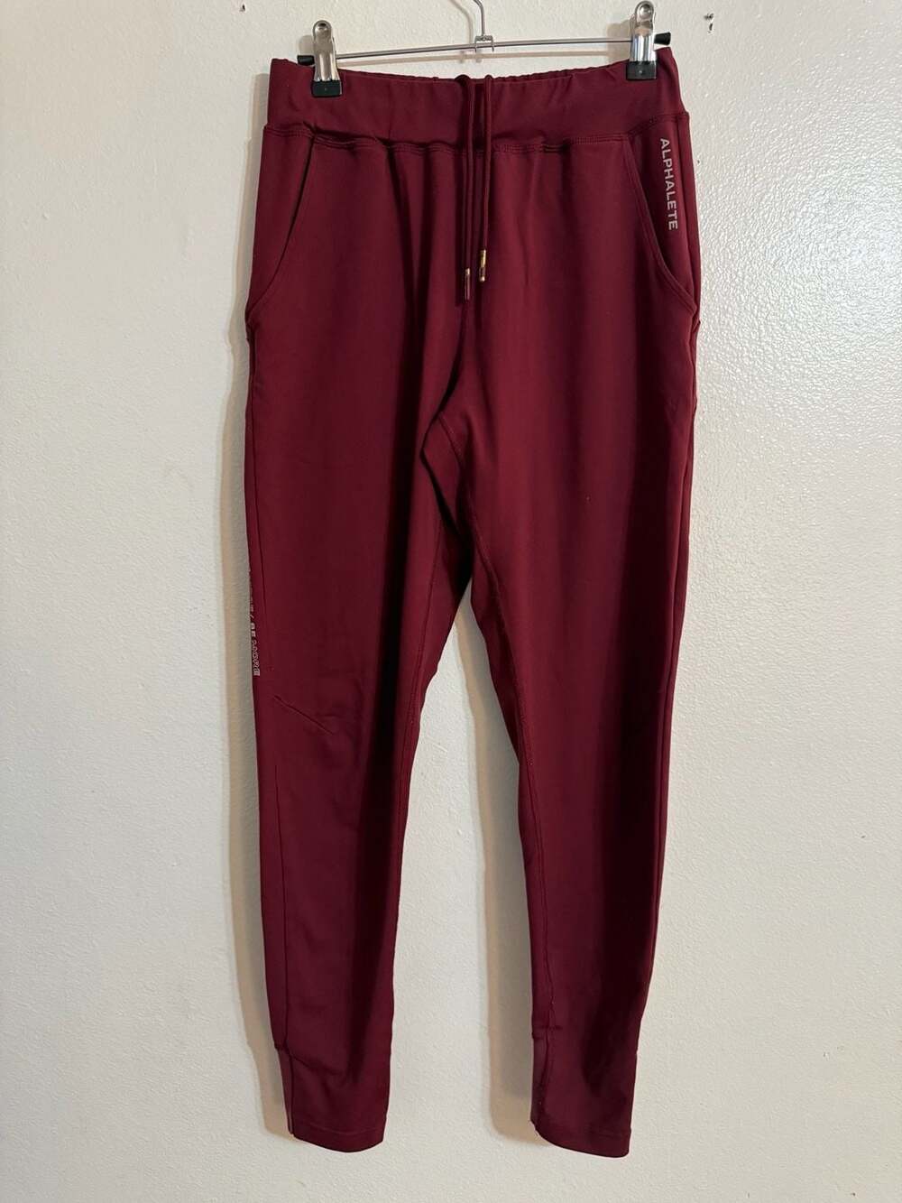 Alphalete Learn More Dream More Be More Joggers Maroon XS